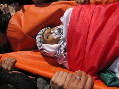 Gaza funeral scene